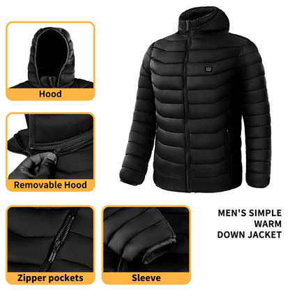 Verwarmde Softshell Winddicht - Mannen