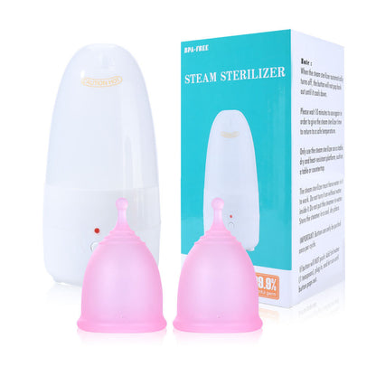 Menstruatiecup 2x & Sterilisatieset